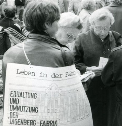 Jetzt ist Leben in der Fabrik - Plakat zur Eröffnung