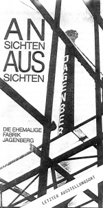 Flyer zur Ausstellung "ANsichten - AUSsichten"