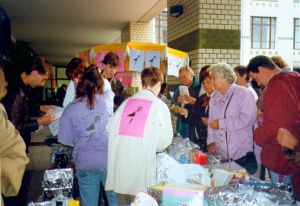 Basar-Stand auf der Erffnungsfeier