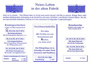 Flyer von "Leben in der Fabrik" fr die Nachbar/inne/n, Innenseite